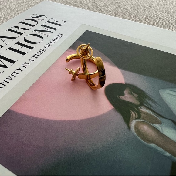 MONICA VINADER 18K Gold Vermeil Hoop Earrings - Picture 8 of 11